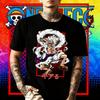 Anime One Piece Anime Munch D Luffy Muster 2025 Sommer Neu Heißer Verkauf Herren Damen Lässig Locker Hip Hop Reine Baumwolle T-Shirt
