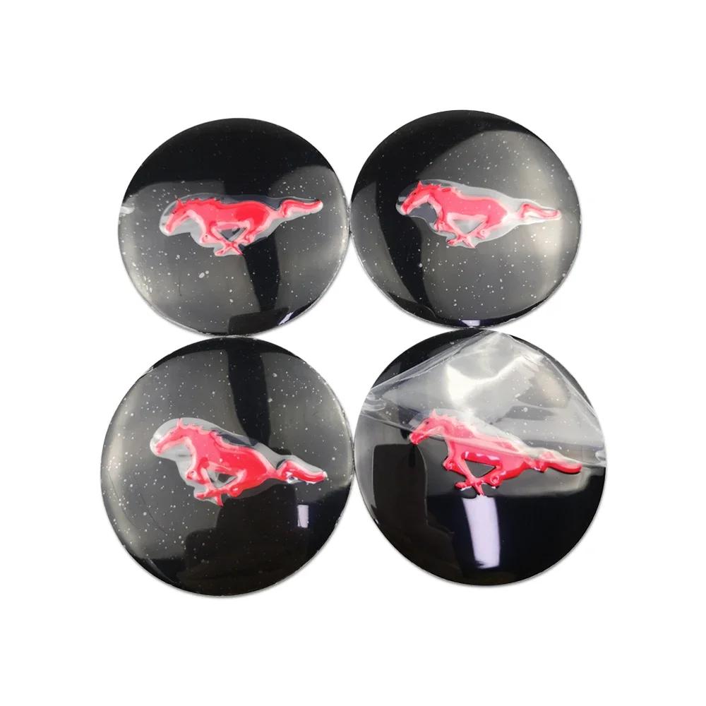 

4pcs/lot 56mm Wheel Hub Center Caps Cover Emblem for Ford Mustang Shelby Mondeo Focus 2 3 Fiesta Kuga Fusion Explorer Edge Badge