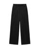 Siyajyu Sipt7169 Semi-Bootcut Soft Cotton Pants_Black