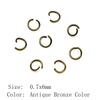 Wedding Anniversary Jewelry Materials Open Jump Rings 5 Colors 6 Sizes Accessories Parts Souvenir Accessories Parts