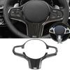 Steering Wheel Button Trim Cover Carbon Fiber Style Fits for 5 Series X3 G30 G01 X4 G02