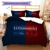 OL Logo Bedding Quilt Set Quilt Cover Pillowcase Home Decoration Birthday Gift (1 * Duvet Cover + 2 * Pillowcase, Without Core)