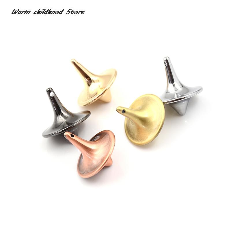 Metal Gyro Great Accurate Silver Spinning Top Hot Movie Totem Print Spinning  Small Cyclone Adult Perpetual Stress Relief Toy
