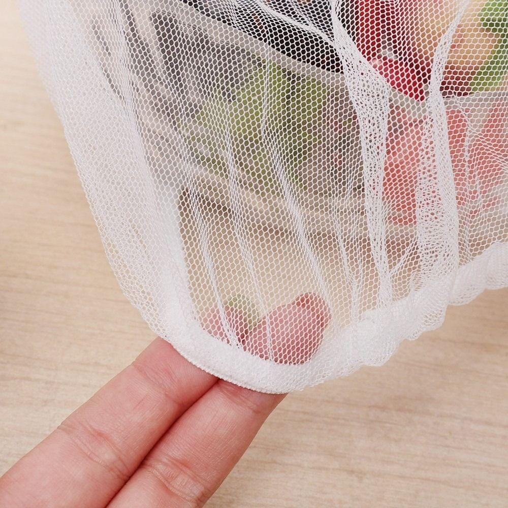 Copertura Pieghevole a Ventola Anti-mosche Insetti Polvere per Verdura Frutta Barili Cibo Barattoli Salsa
