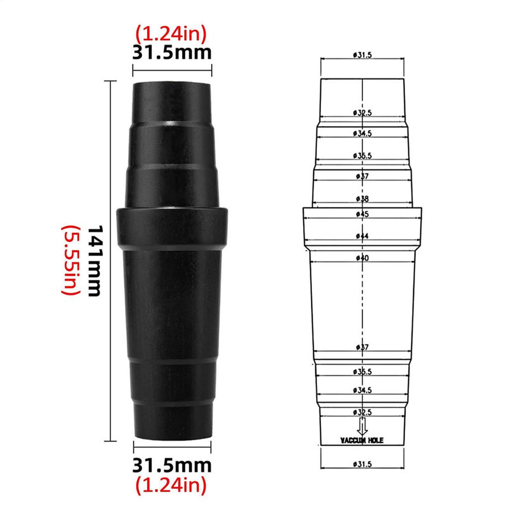 Vacuum Hose Adapters Universal Vacuum Cleaner Adapters for Hoses Connecting Home Cleaning Supplies for Flooring Furniture Carpet