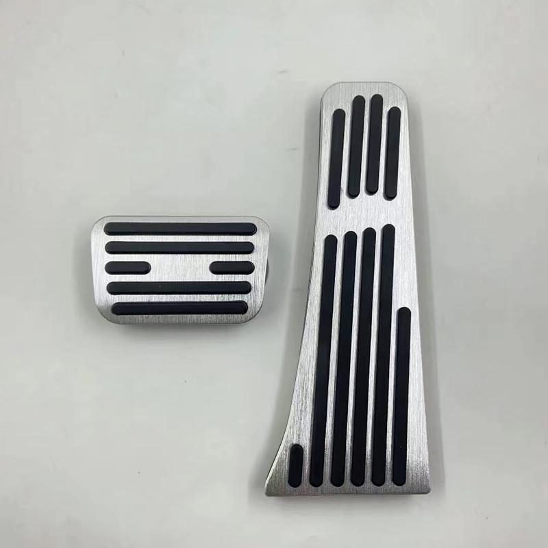 

For BYD SEAL 6 DM-i Touring Car 2025 Accessories Accelerator Pedal Brake Foot Rest Pad No Drill Cover Anti Skid Auto Guards срібний