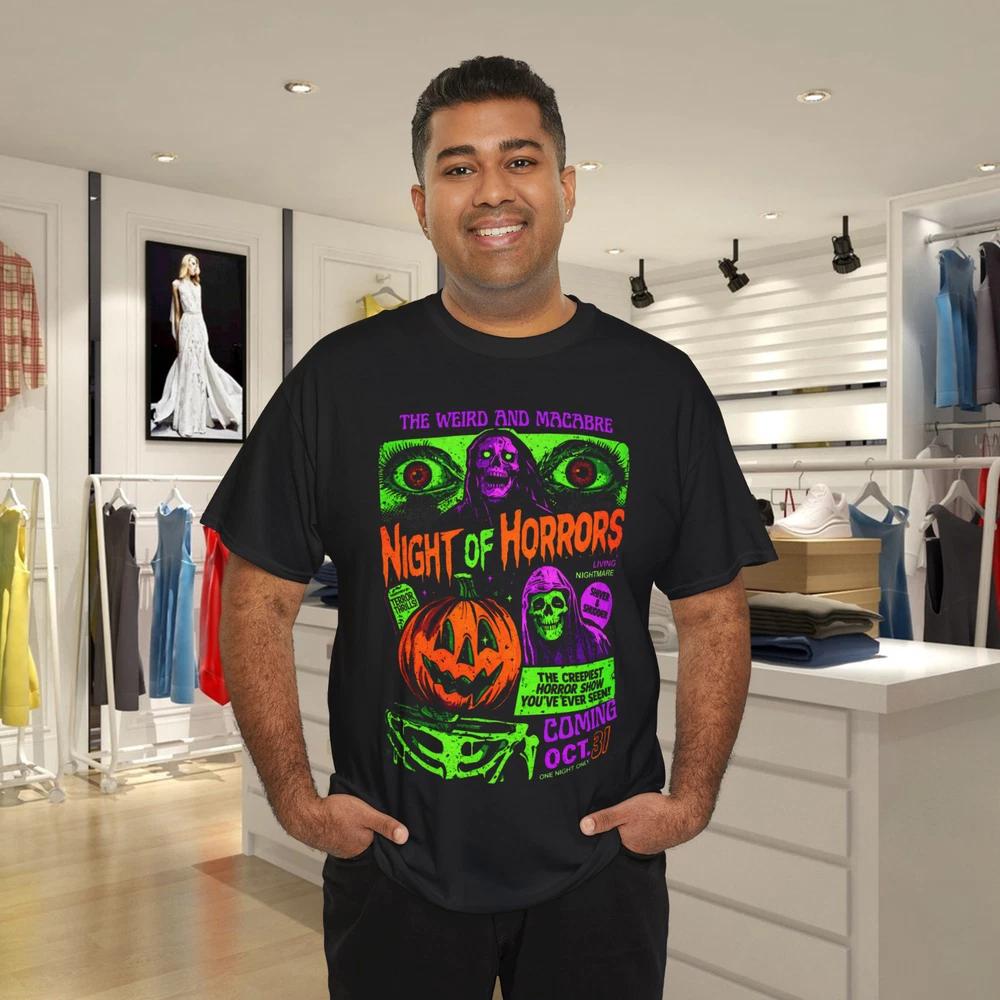 Vintage 90s Halloween Movies Retro Horror Night Shirt S