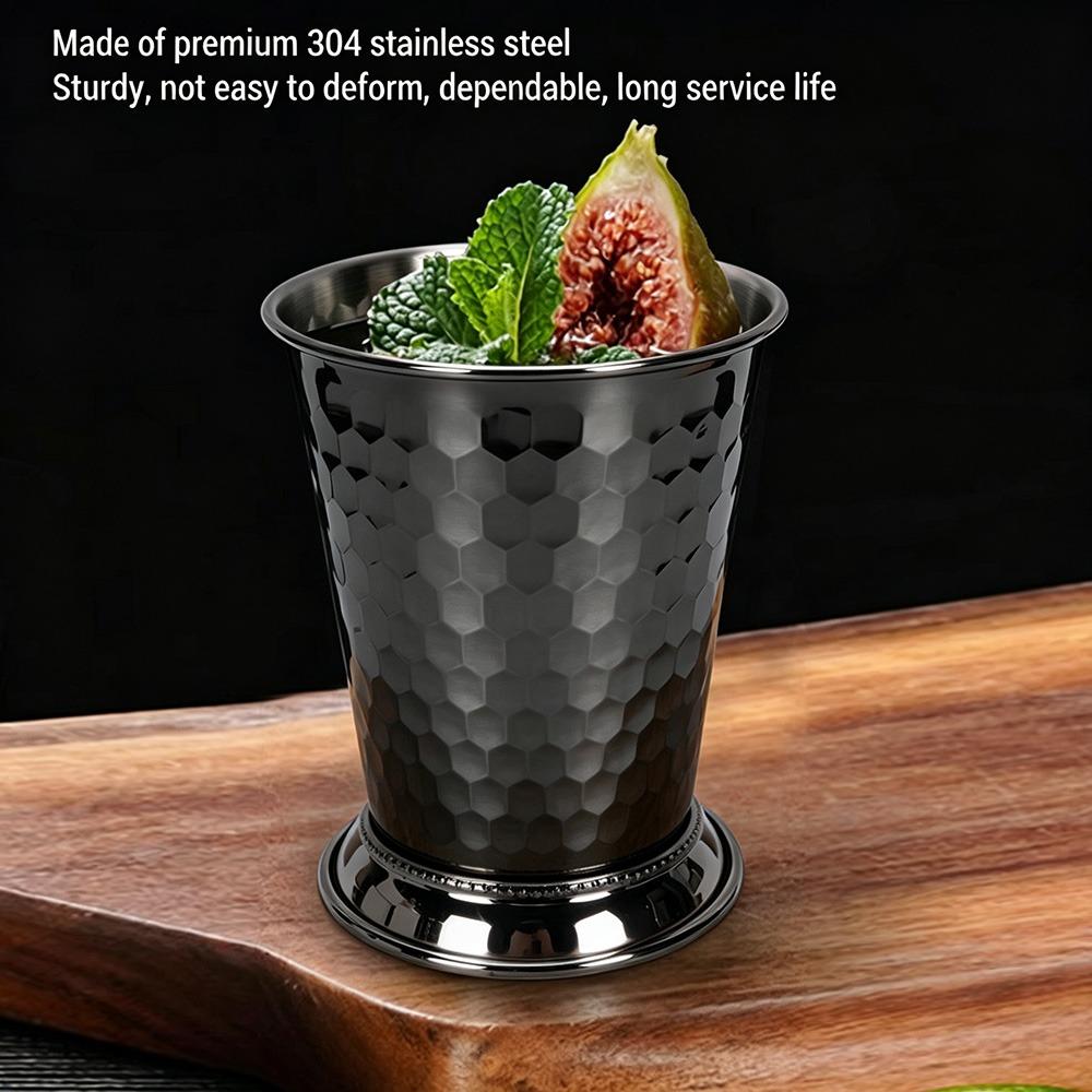304 Stainless Steel Metal Drinking Cup 400ml Cocktail Cup Classic Barware Tumbler Cocktail Making