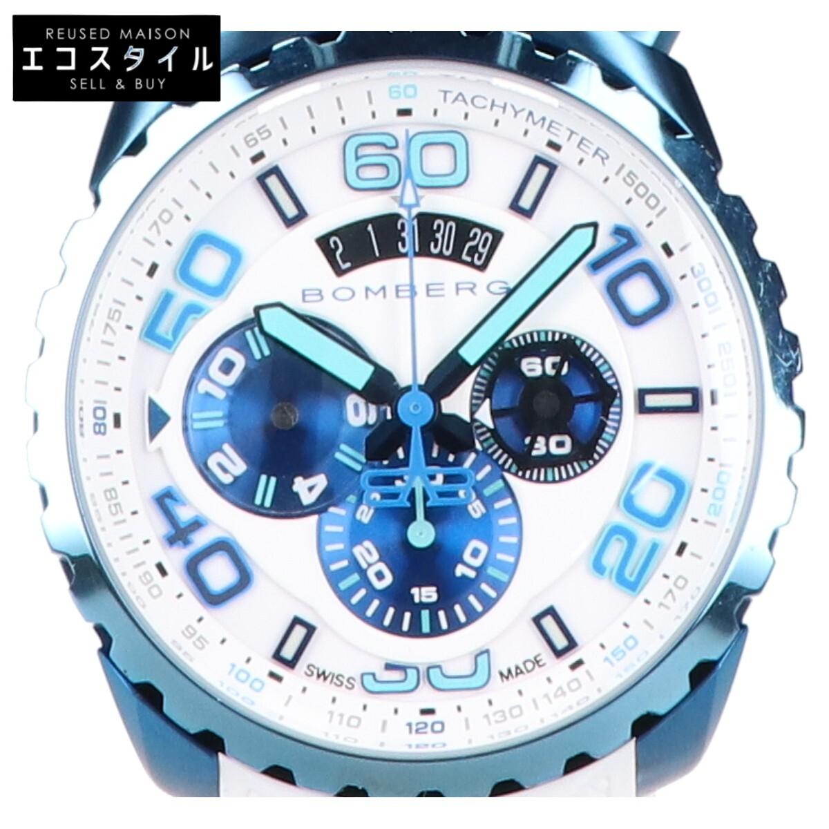 

BOMBERG BS45CHPBL.049-2.3 Bolt 68 Chroma II Кварцевые часы Синий / Белый Б/у