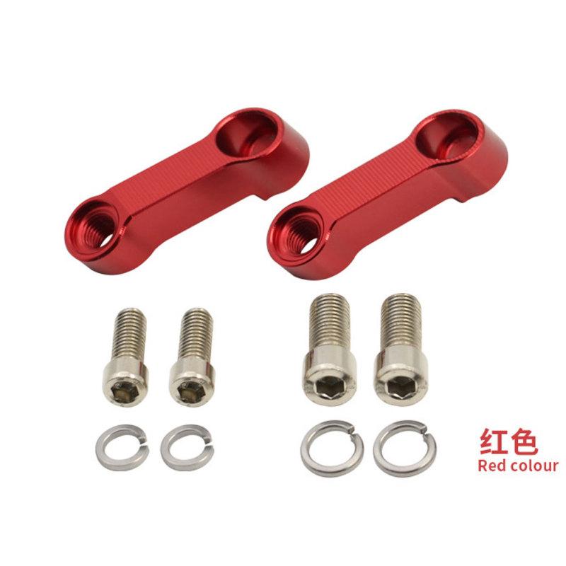 1 para uniwersalnych lusterek wstecznych motocyklowych rozszerzenie Riser Extend Adapter zmodyfikowane akcesoria