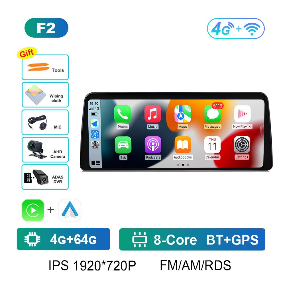Car Radio Multimedia Video Player for Toyota Cruiser 2007 2008 2009 2010 2011 - 2021 GPS Navigation Wireless Carplay Accessories