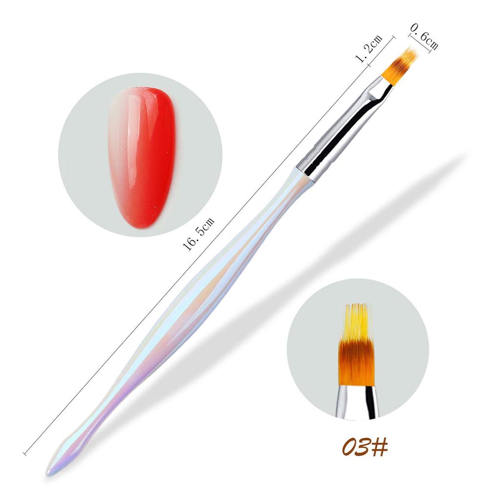 LaserNail Art Pen Brush Set di pennelli per unghie per manicure Professional Salon Design Disegno Flower Pen Nail Art Tool