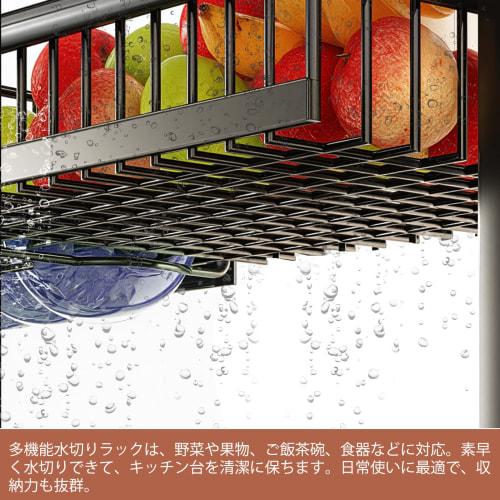 JPSunBloom Over-the-Sink Extendable Dish Drainer, Stainless Steel, Large Capacity, Dish Stand, Knife Stand, Cutting Board Holder, Multi-Function Stora