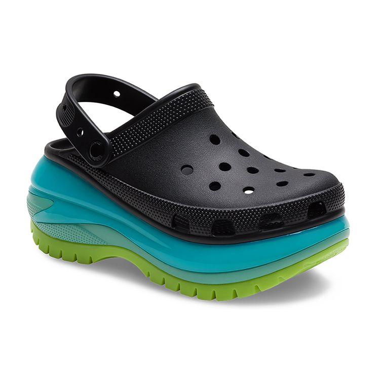 Crocs Lightweight Breathable EVA Clogs Unisex Footwear Black Blue 207988-0C4