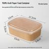 Disposable Kraft Paper Meal Box