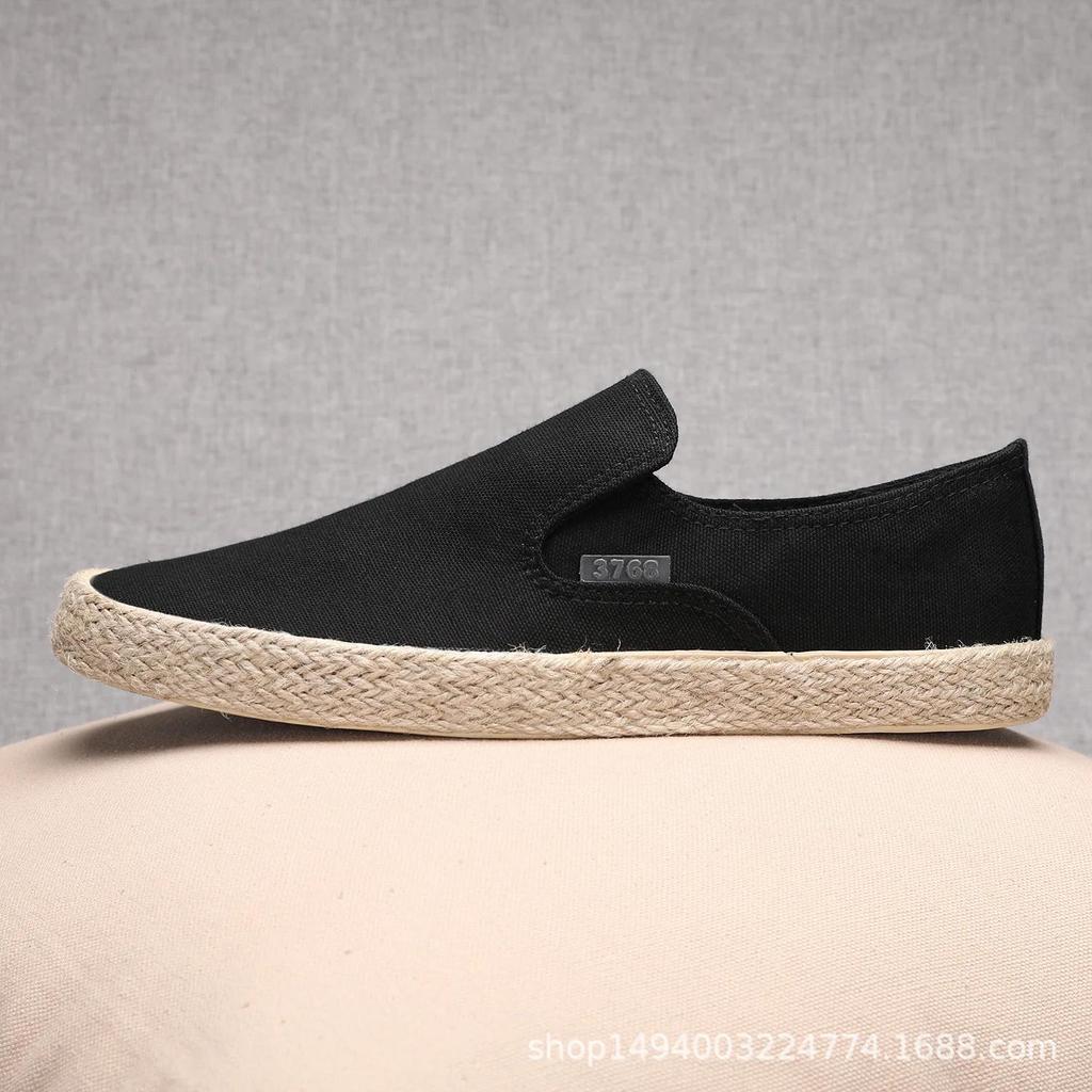 Fashion Spring Autumn Fashion Men Canvas Shoes Espadrilles Men Casual Slip On Breathable Loafers Men Flats Shoe Zapatos Hombre