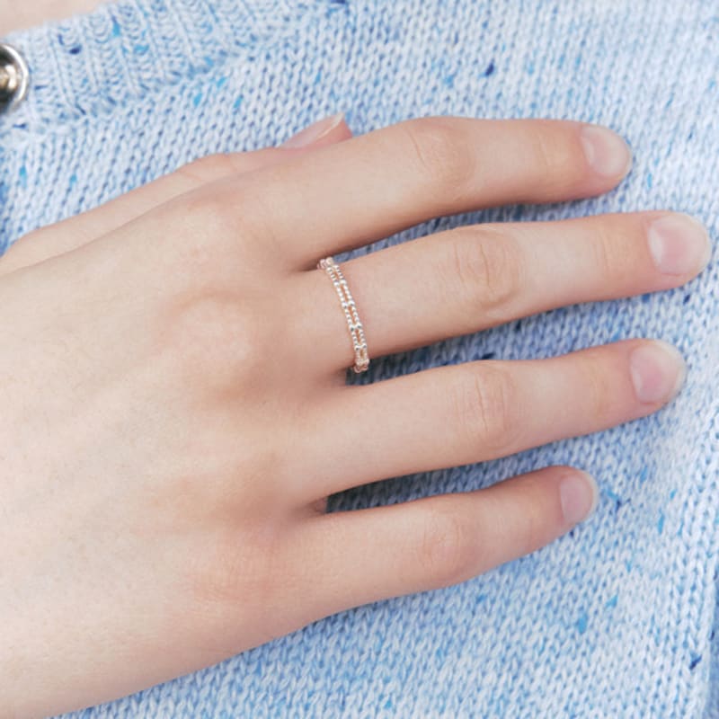 

ENGBROX haze layered ring silver