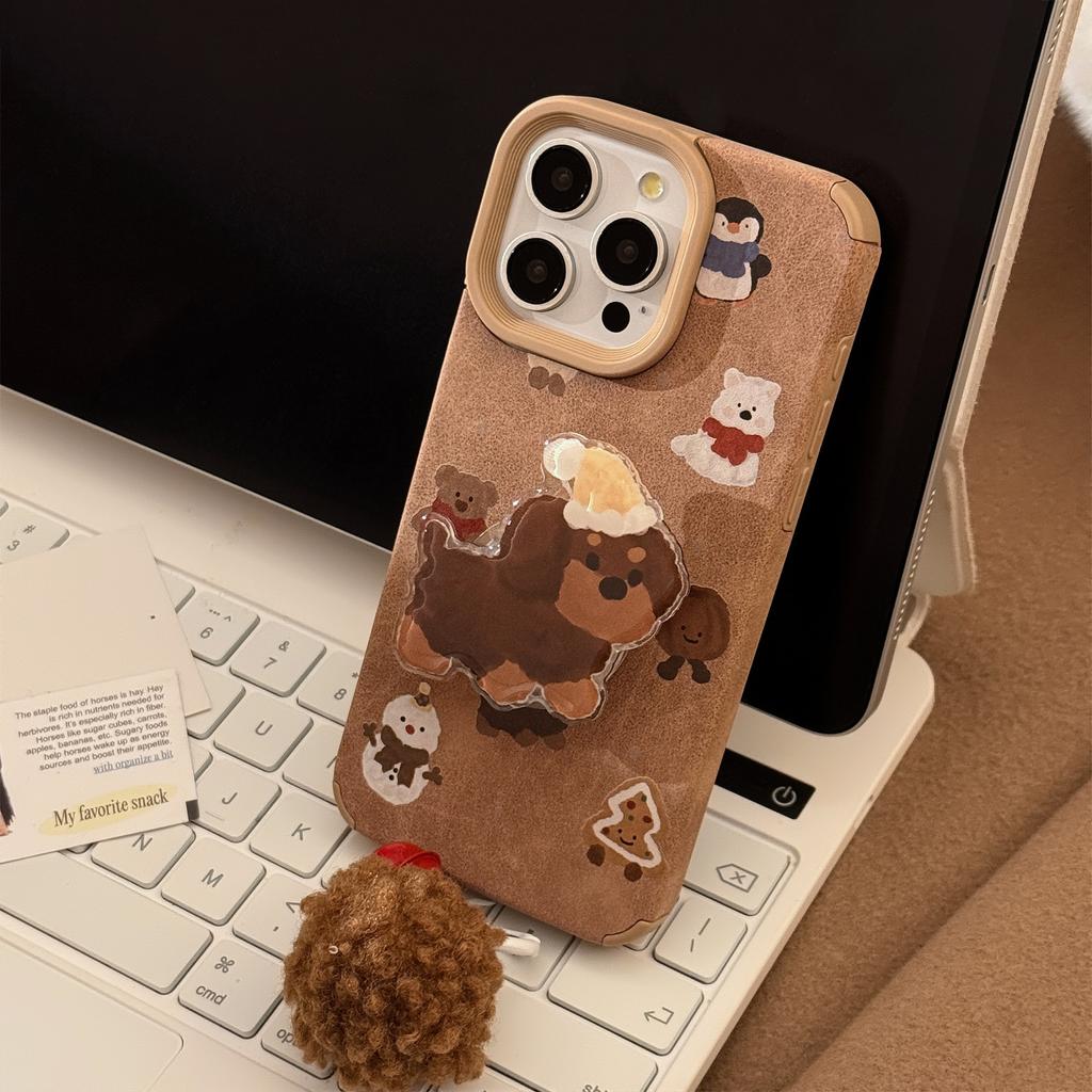Ins Suede Cartoon Sausage Phone Case Suitable for 11/12/13/14/15/16
