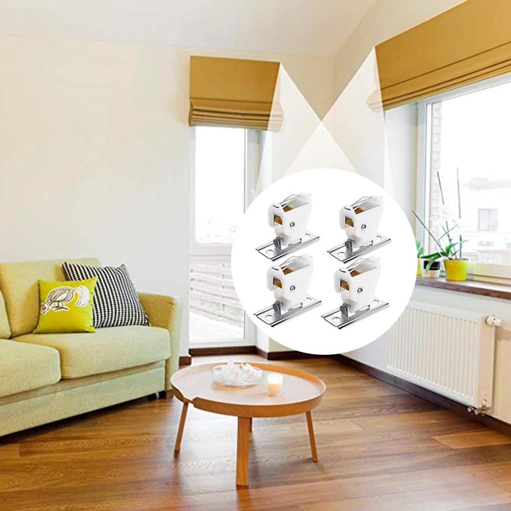 4x Roman Shade Cord Lock Hardware do okna akcesoriów do zasłon w domowym biurze