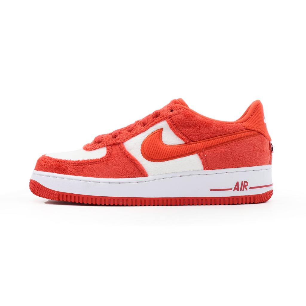 FZ3552-612 Nike GS Air Force 1 Low Valentineas Day Pack Fire Red Light Crimson