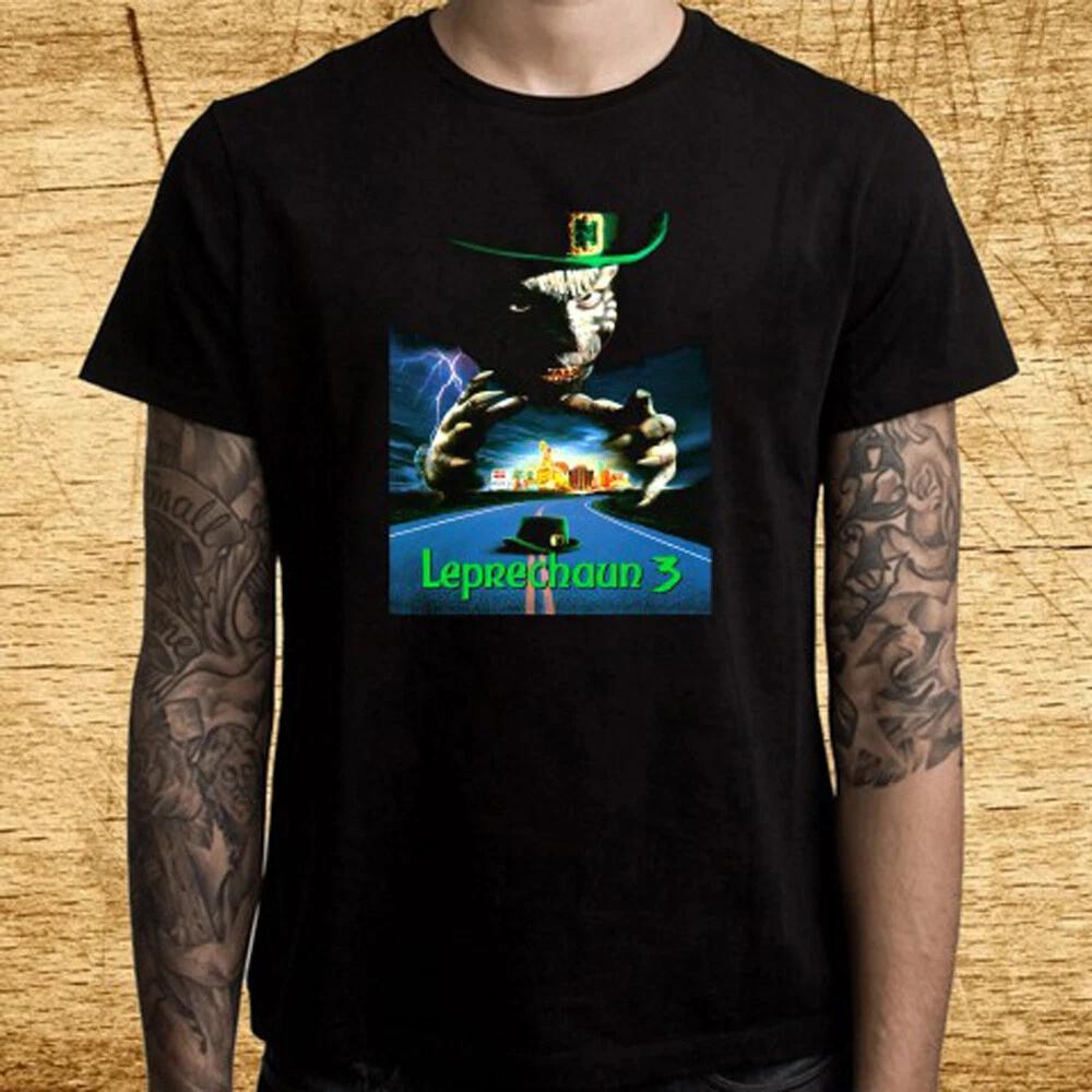 Leprechaun 3 Horror Movie Men s Black T-Shirt Tee Top Unisex 4XL