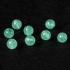 Dongling Jade Chalcedony Green Round Beads for DIY Jewelry Crafting