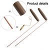 Complete Divination Set With Walnut Handle Dowsing Rods And Brass Tools
