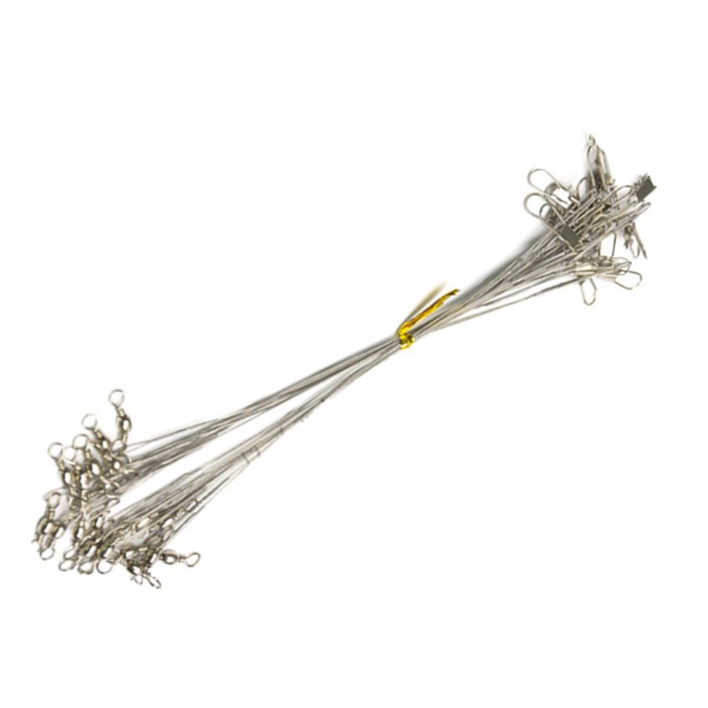 60PCS Fishing ers 15cm 20cm 25cm Steel Anti Bite Fish Wire ers Fishing Equipment Tackle Kit
