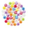 Beads for Children Bayadères Round 1 Cm 62 Pieces