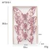 3Pcs New Year DIY Artificial Butterfly Decoration Plastic Christmas Tree Ornament