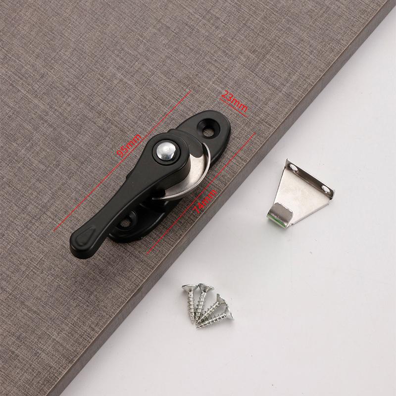 

Универсальный полумесячный замок из нержавеющей стали с крючком, алюминиевые двери и окна, крючковой замок, детский безопасный оконный замок, защелка