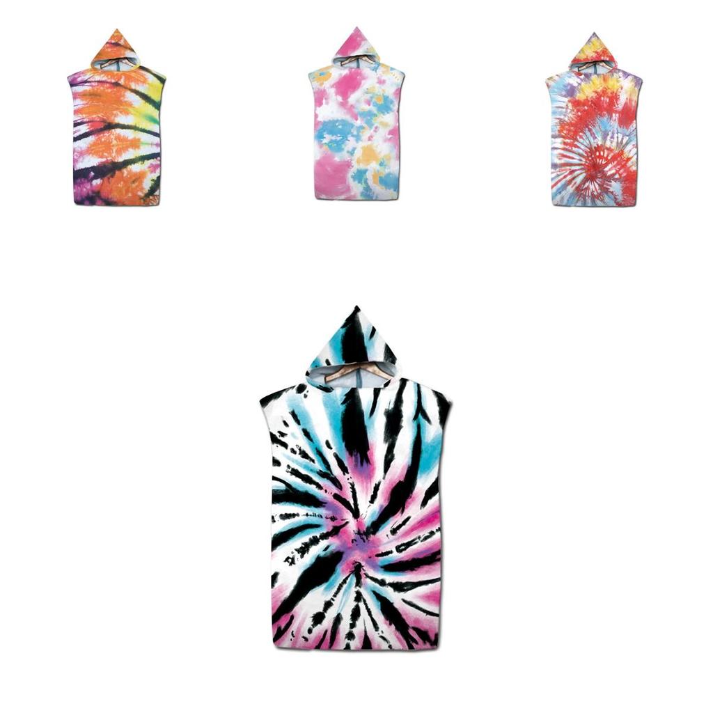 Quick Dry Hooded Bathrobe Towel For Beach And Outdoor Activities