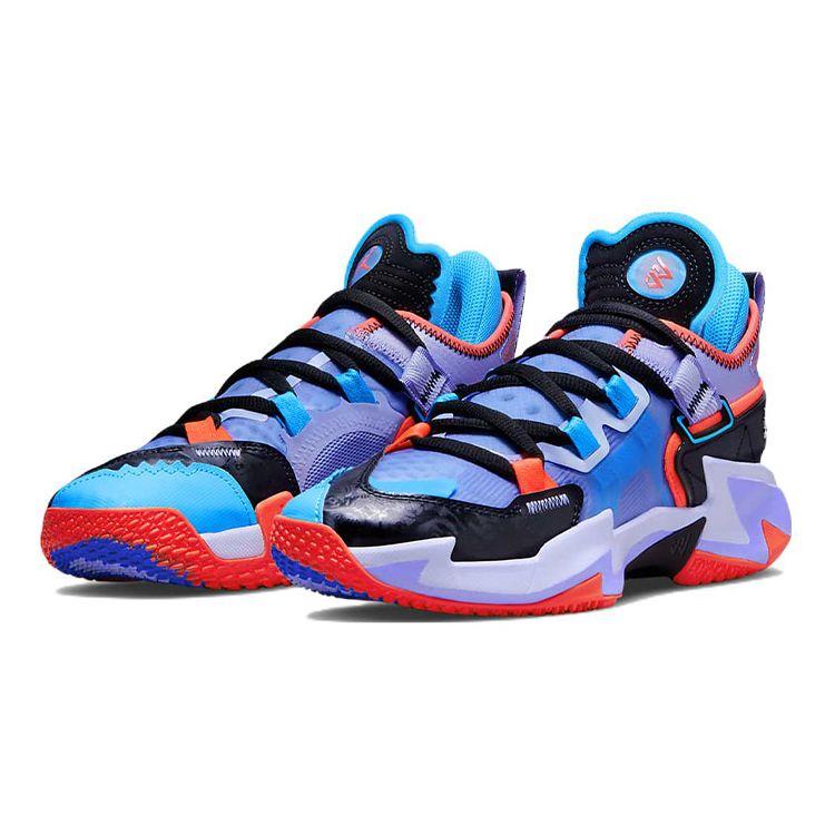 Air Jordan Why Not Zer0.5 GS Childhood Kids Sneakers Purple Amethyst-Tint Black DC3643-500