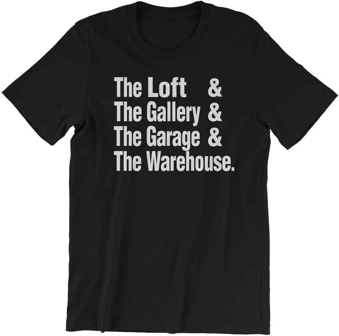 The Loft & Gallery & Paradise Garage & Warehouse Nightclub T-Shirt Larry Levan 4XL чёрный