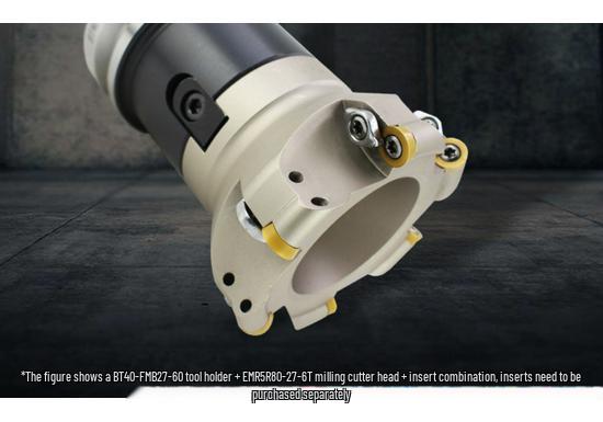 BT40 EMR Face/Round Nose/R5/R6 CNC Fly Milling Cutter Tool Holder Extension