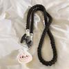 Kawaii Labbubu Telefonstropp Lang Enkel Skulder Mobiltelefon Lanyard Med Anheng Justerbar Telefontau Anti-Taps-Snor