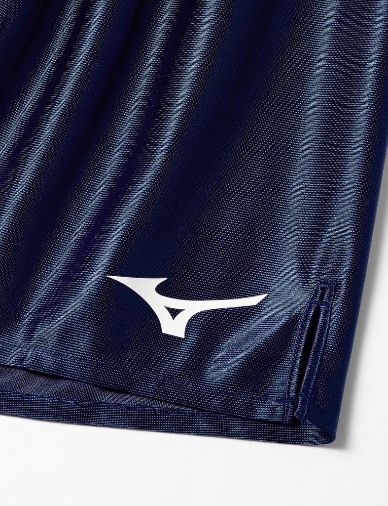 Mizuno Men's Soccer Field Pants, Glossy Fabric, Slim Fit, Game and Practice Wear, Size 14, Dress Navy, P2MB8021, Size L