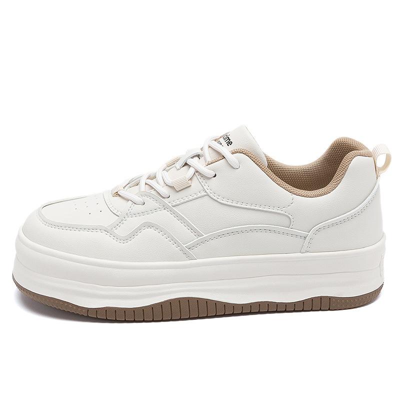Augustine women's little white shoes women's 2025 spring and autumn new thick-soled Korean version of casual student board shoes lightweight ru