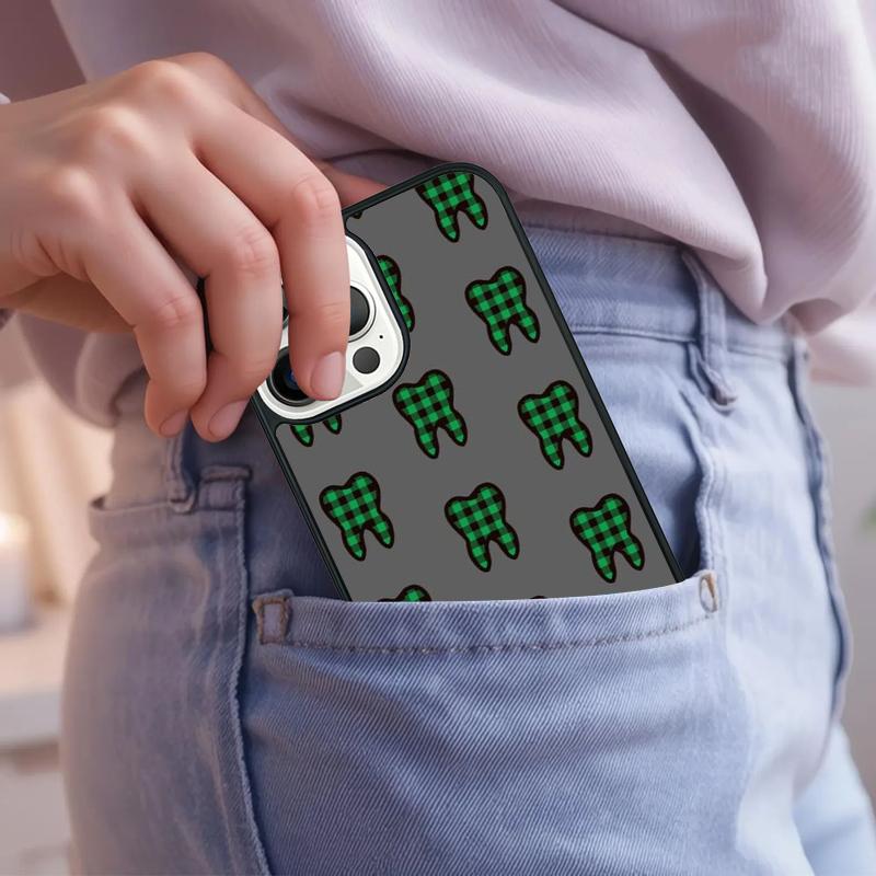 Dental White Tooth Phone Case For iPhone 17 Air 15 16e 14 13 Pro Max Coque 12 11 Pro Max PLUS cover