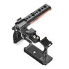  Camera Cage for A7CII A7C2 A7CR A7CM2 Aluminum Alloy Video Cage with Top Handle Dual Cold Shoe Mount 1/4 & 3/8 Thrds  Plate for Low Angle Dynamic Rec
