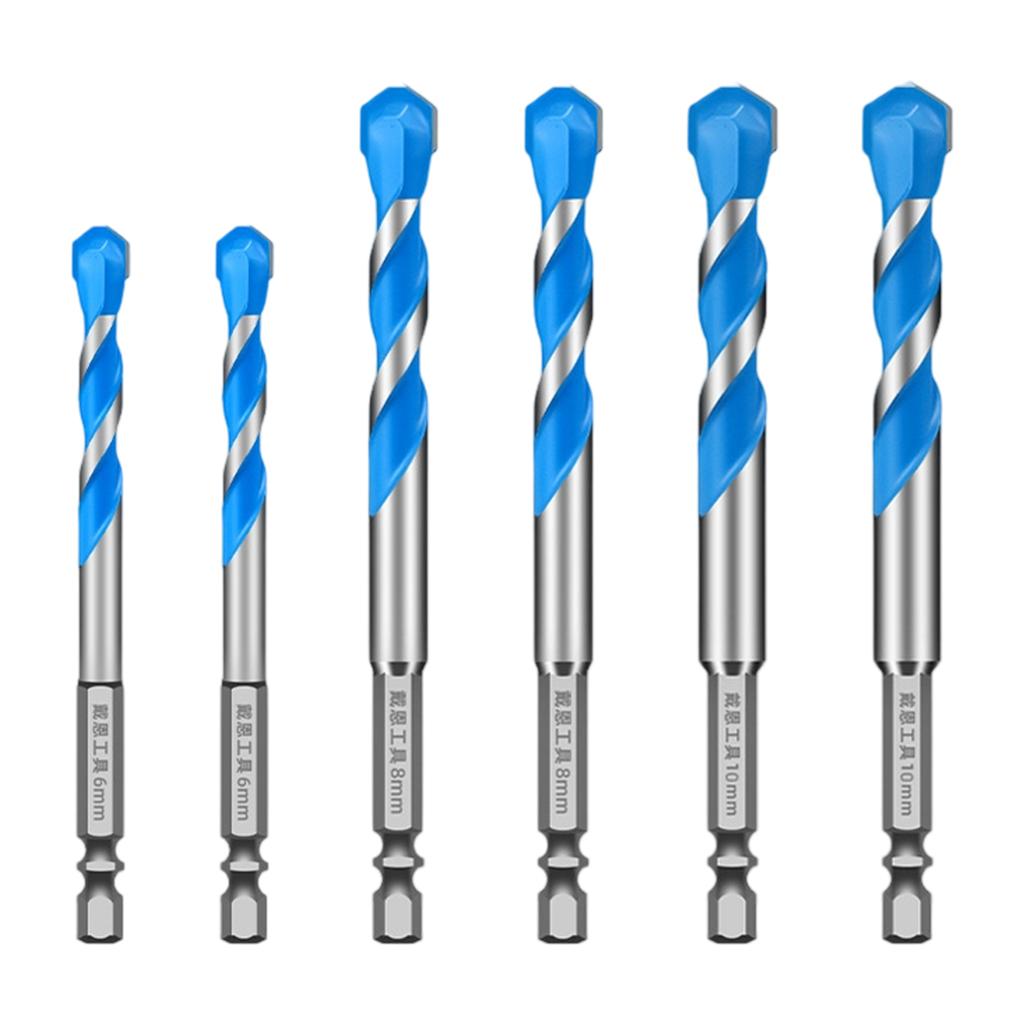 High Hardness Eccentric Drill Precisions Drilling 5/6/8/10/12mm Glass Tile Ceramic Punching Rock Triangles Drill Bit