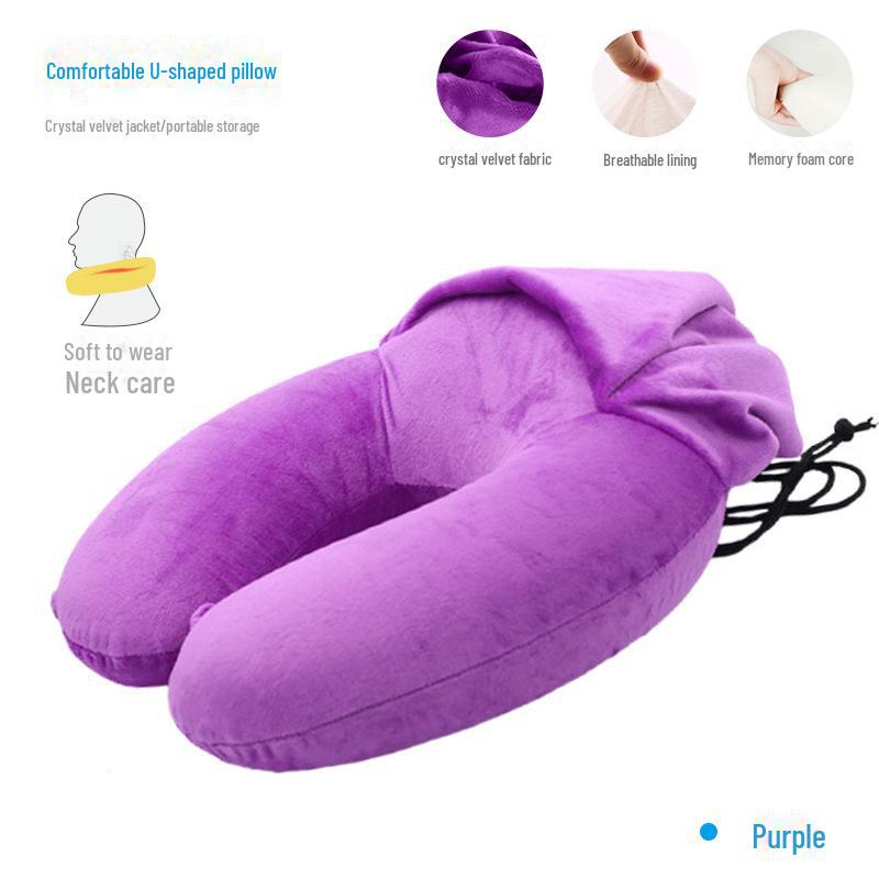 

Подушка для шеи U-образной формы из пеноматериала с эффектом памяти - мультяшный дизайн для детей 30*30*9/14