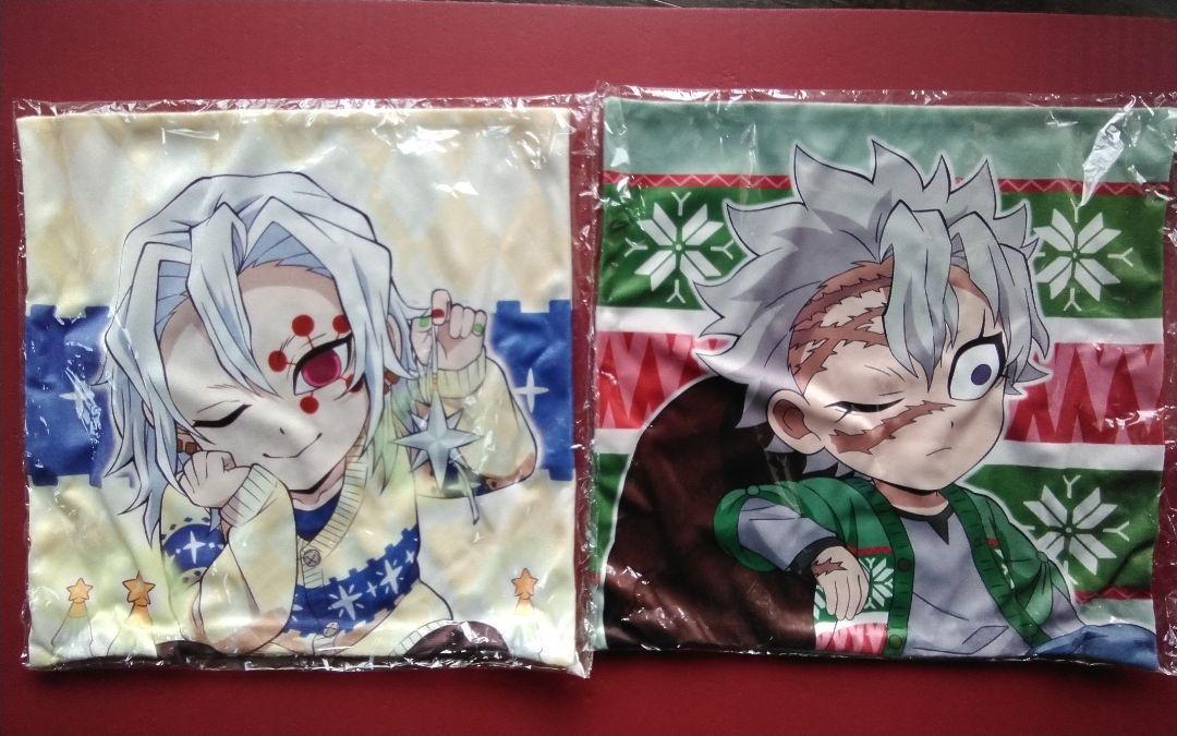 

[USED] Demon Slayer: Kimetsu no Yaiba Christmas 2023 Cushion Cover - Tengen Uzui and Sanemi Shinazugawa