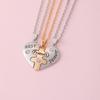 's New Love Stitching Best Friends Friend Necklace Friendship Pendant Women