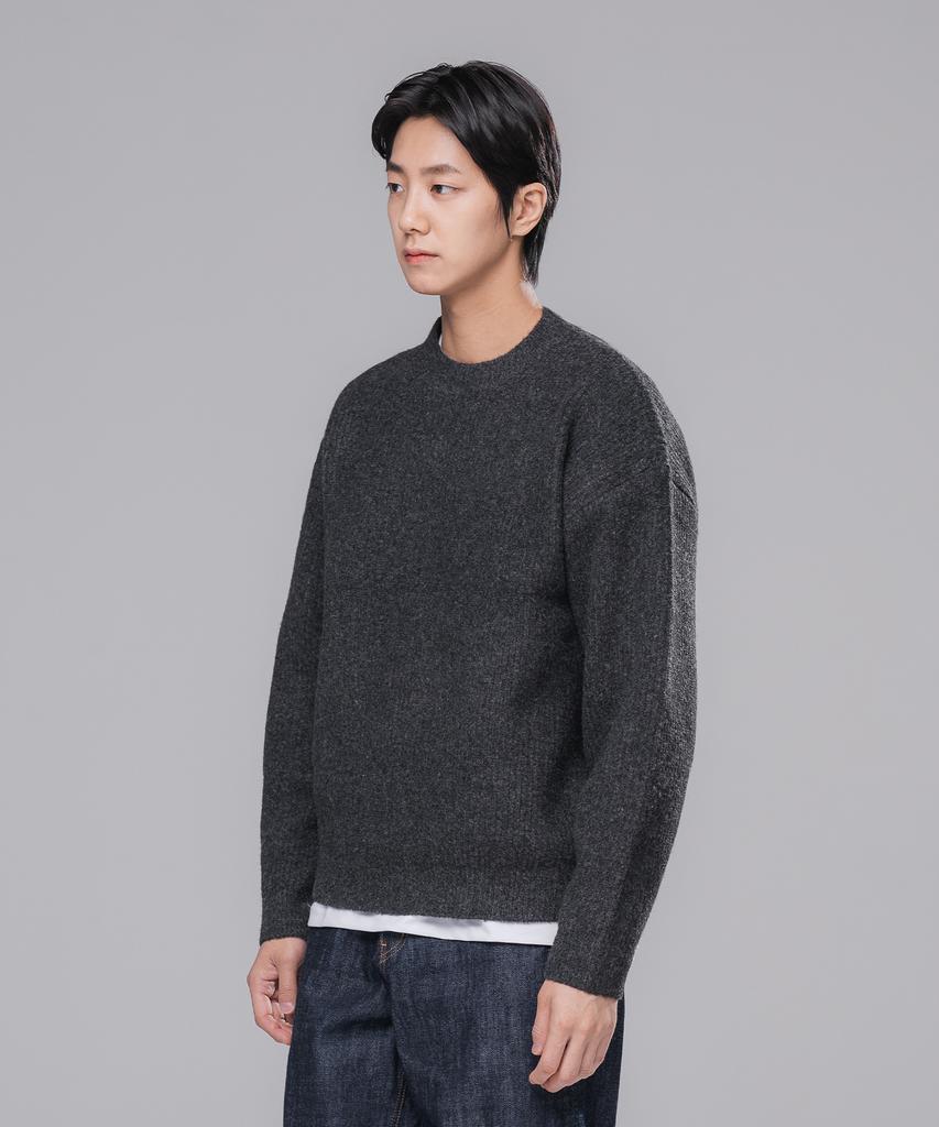 BAKKEN Wool Hazzi Classic Knit Bk8943_Charcoal