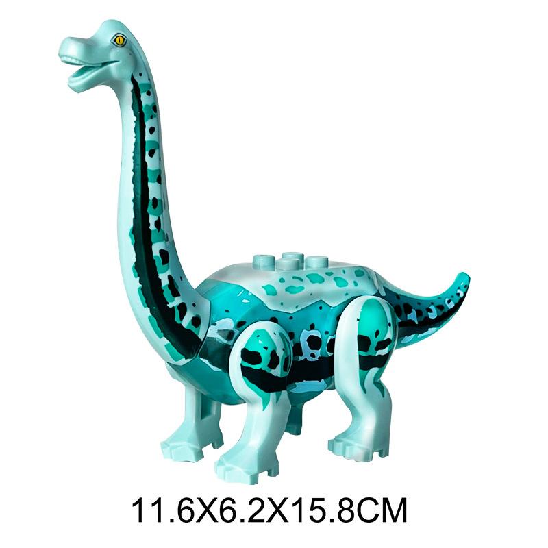 Jurassic Dino World Store Dinosaurfigurer Klosser Byggeklosser Velociraptor T-Rex Triceratops Indominus Rex Leker For Barn