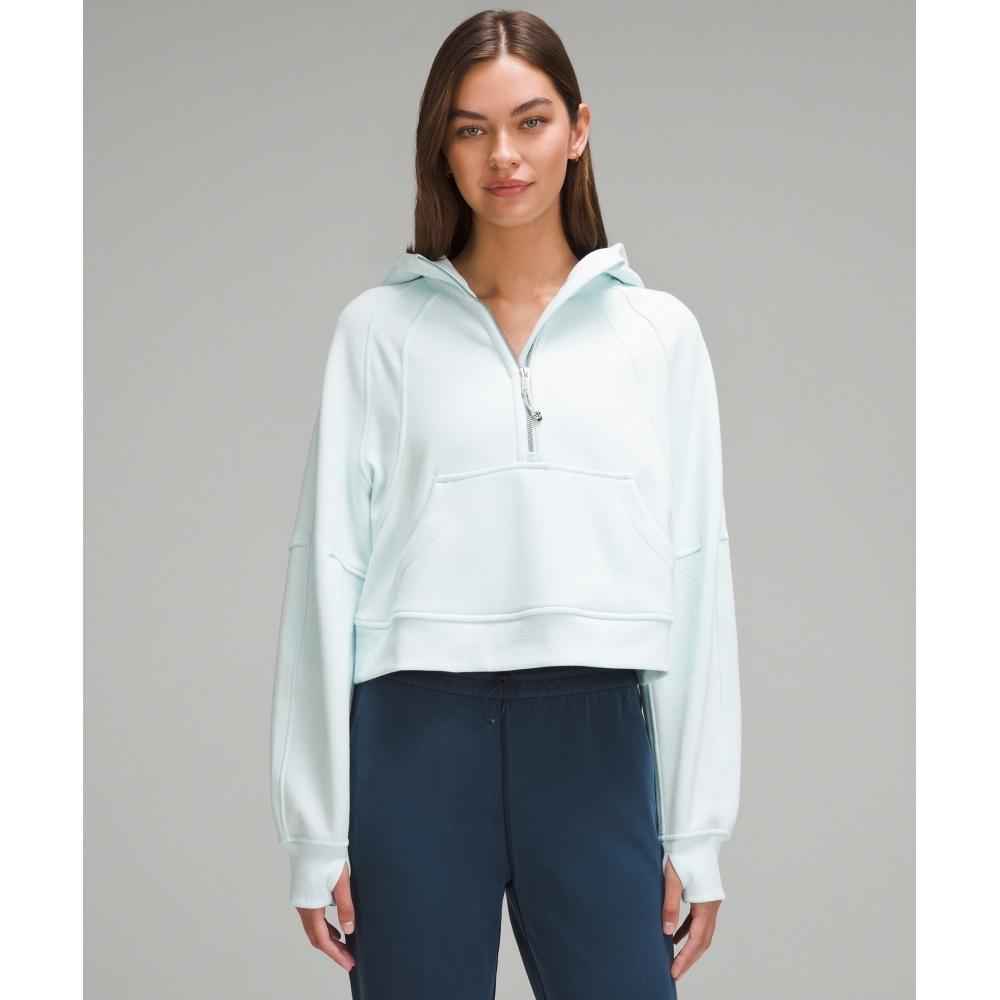 

Lululemon Scuba Oversized Half Zip Hoodie Sheer Blue XS/S