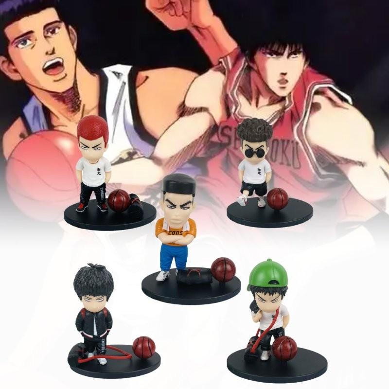 The 5pcs First Slam Dunk Role Pvc Toy Model Desktop Decoration Gift Christmas