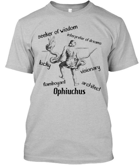 Zodiac Ophiuchus T-Shirt Made in the USA Size S to 5XL XXL