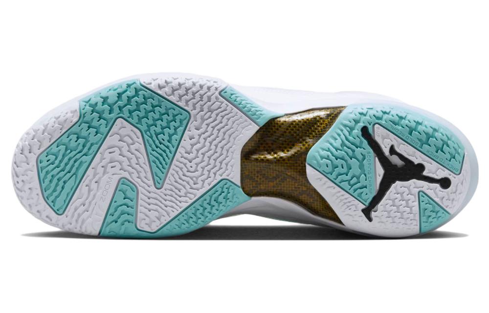 Men's Sneakers Jordan 37 Guo Ailun Island Green White/Metallic Gold-Island Green-Black